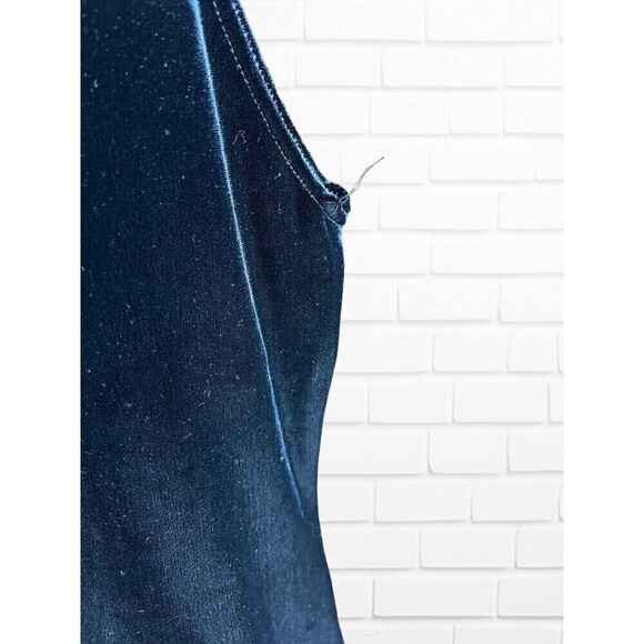 Vtg Danielle Casey Sears Women's Size 16W Dress Velour Floral USA Gothic 90s - Picture 9 of 11